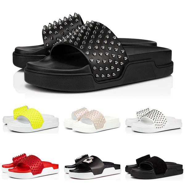 модные дизайнерские тапочки красные днища сандалии spikes bool warch hoolced stuced slides mens sport, Black
модные дизайнерские тапочки красные днища сандалии spikes bool warch hoolced stuced slides mens sport, Black