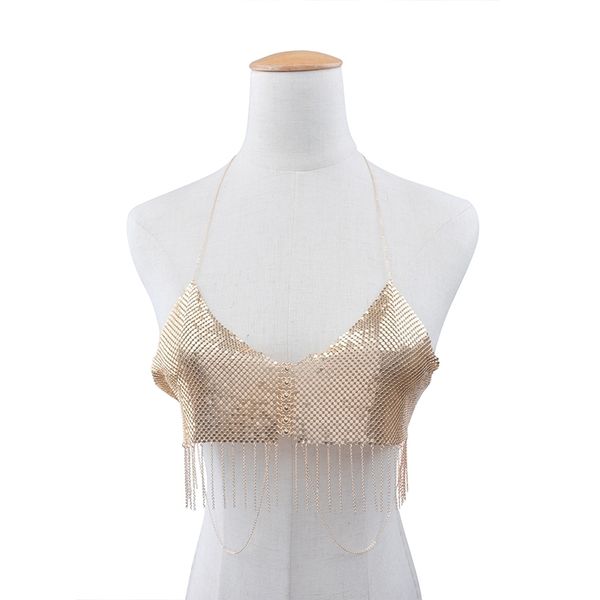 idealway lady gold silver metal color beads statement bikini bra chain long tassel women body chain dancing jewelry t200508
idealway lady gold silver metal color beads statement bikini bra chain long tassel women body chain dancing jewelry t200508