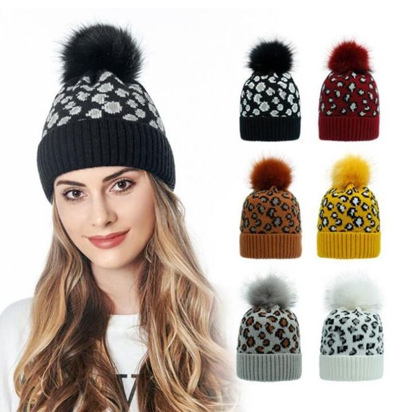 leopard knitted hat pom fur ball beanies women winter warm wool knitting hat outdoor keep warm beanie caps party hats zyy95, Yellow
leopard knitted hat pom fur ball beanies women winter warm wool knitting hat outdoor keep warm beanie caps party hats zyy95, Yellow