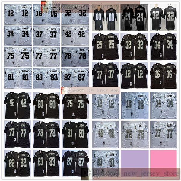 vintage retro raiderfootball jersey 81brown 25biletnikoff 37hayes 60sistrunk 78shell 82davis 83hendricks 87casper s m xl xxl xxxl, Black;yellow
vintage retro raiderfootball jersey 81brown 25biletnikoff 37hayes 60sistrunk 78shell 82davis 83hendricks 87casper s m xl xxl xxxl, Black;yellow