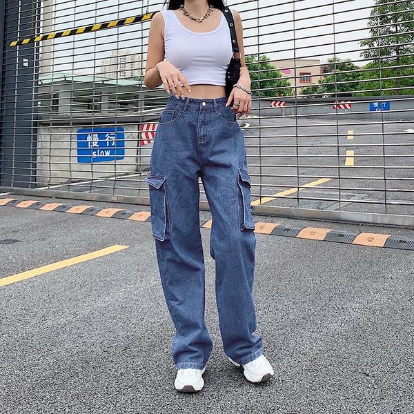 women's jeans womens straight oversized denim pants streetwear female fall split skinny pencil vintage fashion high waist, Blue
women's jeans womens straight oversized denim pants streetwear female fall split skinny pencil vintage fashion high waist, Blue