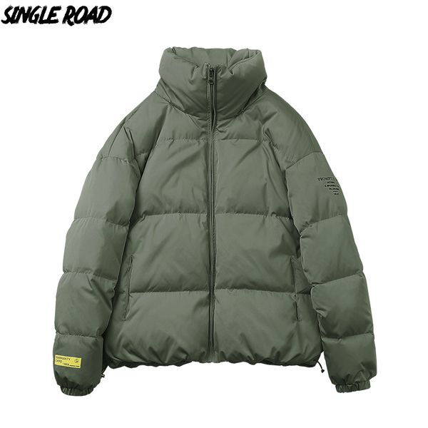singleroad men's cotton padded jacket 2020 winter coat parka high collar solid windproof hip hop streetwear jacket for men q1217, Black
singleroad men's cotton padded jacket 2020 winter coat parka high collar solid windproof hip hop streetwear jacket for men q1217, Black