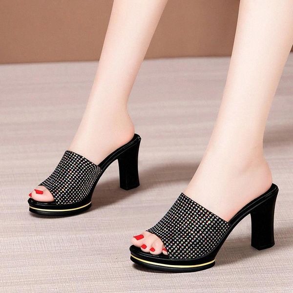 Summer Graceful Stylish Women's Open Toe Sandals Casual High Chunky Heels Platforms Sandals Shoes #4h9W, Black
Summer Graceful Stylish Women's Open Toe Sandals Casual High Chunky Heels Platforms Sandals Shoes #4h9W, Black