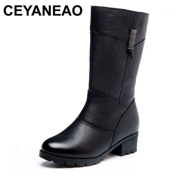 ceyaneao winter fur women warm boots genuine leather snow boots woman rubber mid-calf soles fashion high heels shoes woman1, Black
ceyaneao winter fur women warm boots genuine leather snow boots woman rubber mid-calf soles fashion high heels shoes woman1, Black