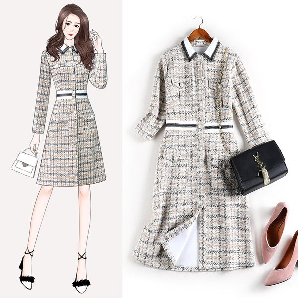 Size Women's Fall 2021 Female Clothes New Autumn Sleeves Slightly Lapel Dress Dresses 10796 C748, Black;gray
Size Women's Fall 2021 Female Clothes New Autumn Sleeves Slightly Lapel Dress Dresses 10796 C748, Black;gray
