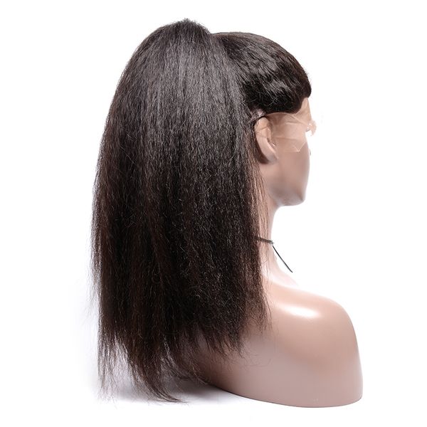 wholesale pre plucked yaki kinky straight 13x4 lace front human hair wigs with natural hairline yaki straight lace wig, Black;brown
wholesale pre plucked yaki kinky straight 13x4 lace front human hair wigs with natural hairline yaki straight lace wig, Black;brown