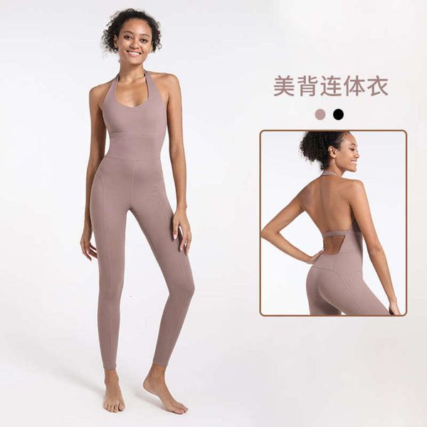 air new one-piece women's fitness exercise yoga suit tight show thin hanging neck back bodysuit, Gray
air new one-piece women's fitness exercise yoga suit tight show thin hanging neck back bodysuit, Gray