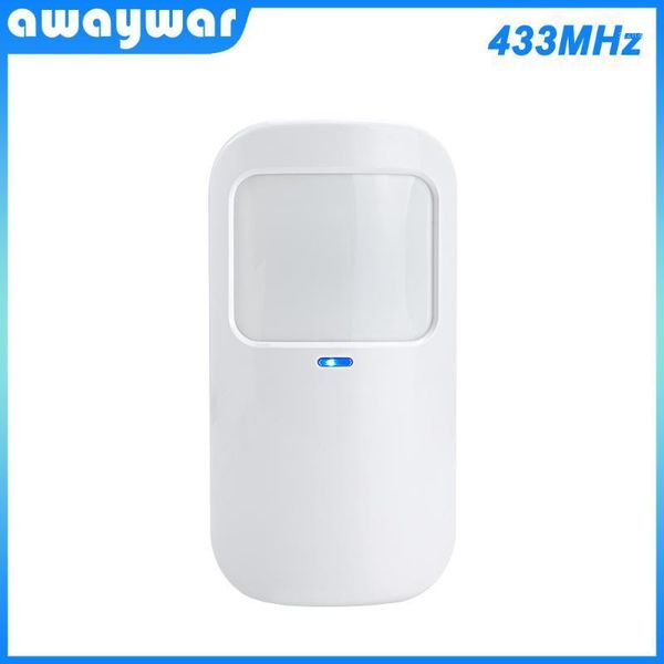 awaywar wireless motion pir detector 433mhz movement sensor with battery for wifi gsm home security alarm system burglar1
awaywar wireless motion pir detector 433mhz movement sensor with battery for wifi gsm home security alarm system burglar1