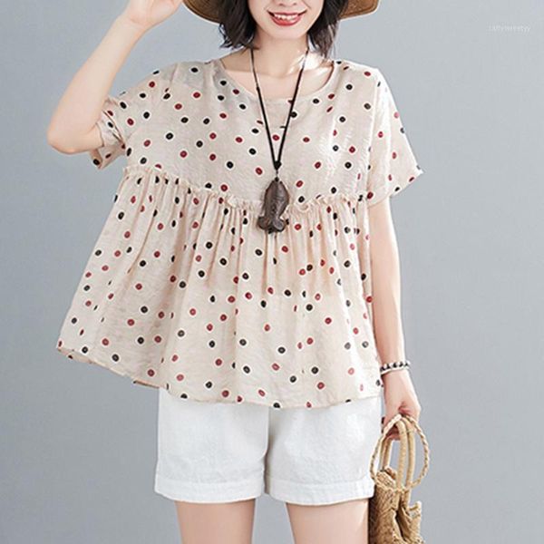 women's blouses & shirts boho beach holiday summer blouse women floral print o-neck short sleeve casual streetwear 2021 style female pl, White 
women's blouses & shirts boho beach holiday summer blouse women floral print o-neck short sleeve casual streetwear 2021 style female pl, White