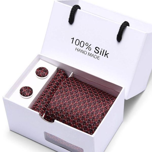 joy alice novelty men ties sets hanky cufflink gift box stripes paisley dots ties neckties set gravata cortabata for me, Black;gray
joy alice novelty men ties sets hanky cufflink gift box stripes paisley dots ties neckties set gravata cortabata for me, Black;gray