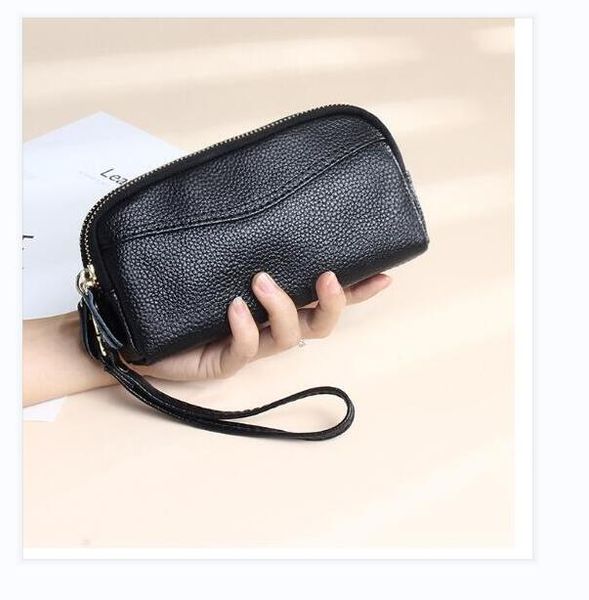 fashion women long wallet coin purse double zipper leather lady clutch hand bag, Red;black
fashion women long wallet coin purse double zipper leather lady clutch hand bag, Red;black