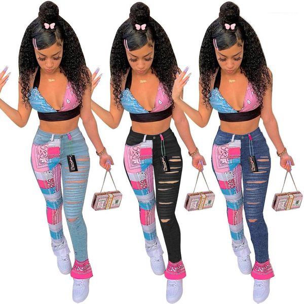 hole pants streetwear new casual female clothing skinny mid waist womens jeans zipper fly fashion panelled, Blue
hole pants streetwear new casual female clothing skinny mid waist womens jeans zipper fly fashion panelled, Blue