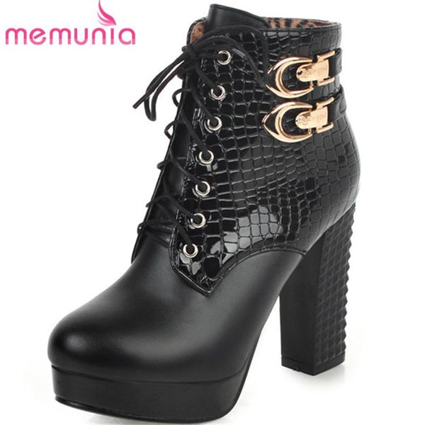 memunia 2020 new women ankle boots lace up metal decoration high heels platform boots pink sweet party wedding shoes woman, Black
memunia 2020 new women ankle boots lace up metal decoration high heels platform boots pink sweet party wedding shoes woman, Black