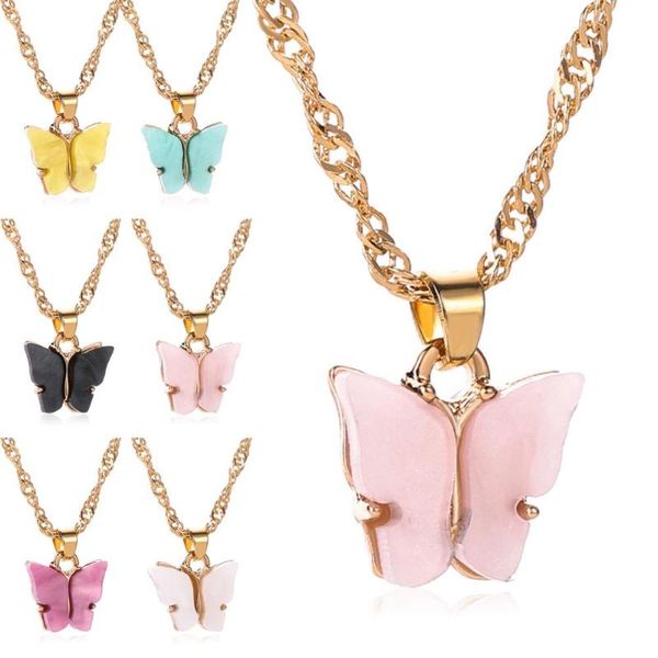 chains sweet butterfly necklace acrylic color beauty style wild clavicle chain personality fashion neck, Silver
chains sweet butterfly necklace acrylic color beauty style wild clavicle chain personality fashion neck, Silver