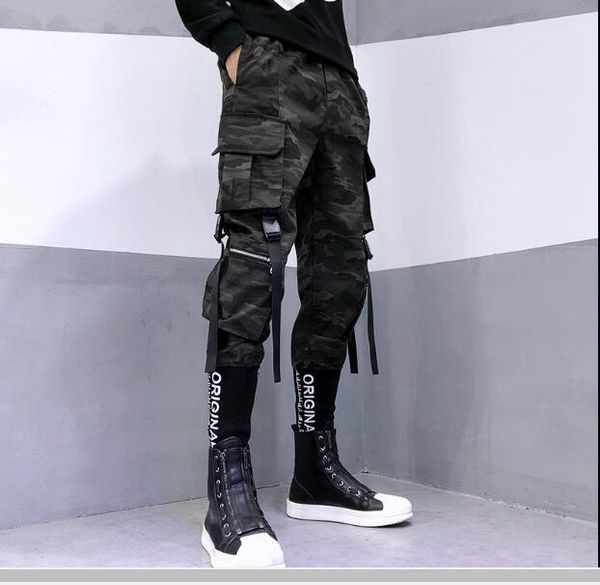 camouflage overalls hip hop slim men joggers 2020 encrypted embroidered rib ribbons camouflage casual streetwear men joggers trousers, Black
camouflage overalls hip hop slim men joggers 2020 encrypted embroidered rib ribbons camouflage casual streetwear men joggers trousers, Black