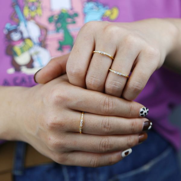 us size 5 6 7 8 thin small band for girl wholesale clear cubic zirconia gold color simple cz ring valentine's day gift, Slivery;golden
us size 5 6 7 8 thin small band for girl wholesale clear cubic zirconia gold color simple cz ring valentine's day gift, Slivery;golden