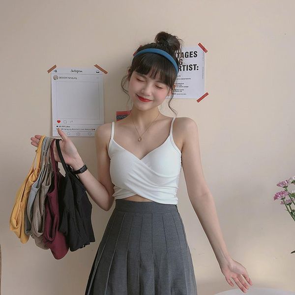 6 colors 2021 women slim sleeveless tank vest solid color crop for ladies vest women clothing f6673, White
6 colors 2021 women slim sleeveless tank vest solid color crop for ladies vest women clothing f6673, White