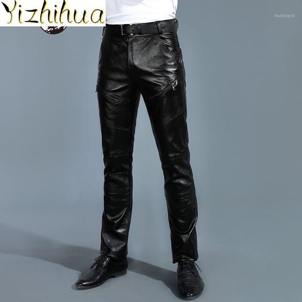 casual men 100% business real leather pants winter warm motorcycle skinny pencil pants designer zipper slim cowhide trousers1, Black
casual men 100% business real leather pants winter warm motorcycle skinny pencil pants designer zipper slim cowhide trousers1, Black