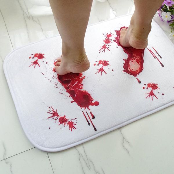 carpets creative horror blood footprints printed carpet soft anti-slip bathroom mats floor mat 40x60cm party home decor
carpets creative horror blood footprints printed carpet soft anti-slip bathroom mats floor mat 40x60cm party home decor