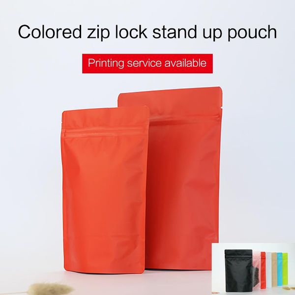 matte red stand up pouch with zipper aluminum foil bag coffee bean packaging bags custom printing available
matte red stand up pouch with zipper aluminum foil bag coffee bean packaging bags custom printing available