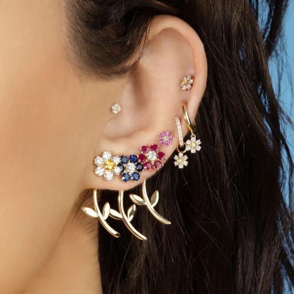 dangle & chandelier korean multicolor crystal cz flower earrings for women gold metal leaf long small stud female statement wedding jewelry, Silver
dangle & chandelier korean multicolor crystal cz flower earrings for women gold metal leaf long small stud female statement wedding jewelry, Silver
