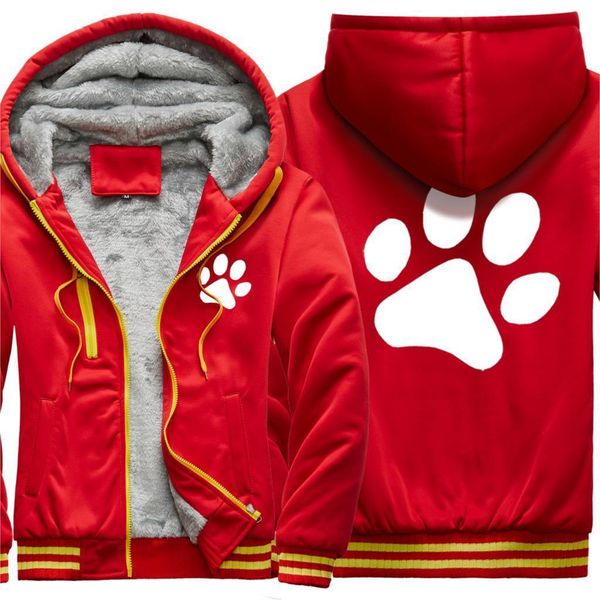 cats dog paw print mans fleece hoody jackets winter casual outdoor hooded zipper jackets 2021 loose fashion sweatshirts jackets, Black
cats dog paw print mans fleece hoody jackets winter casual outdoor hooded zipper jackets 2021 loose fashion sweatshirts jackets, Black