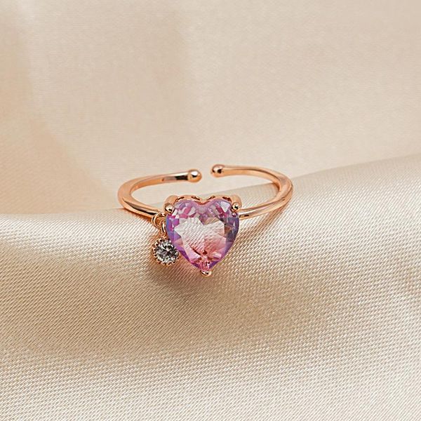 new fashion crystal zircon heart-shaped engagement ring rose gold elegant zircon open ring girl jewelry gift, Slivery;golden
new fashion crystal zircon heart-shaped engagement ring rose gold elegant zircon open ring girl jewelry gift, Slivery;golden