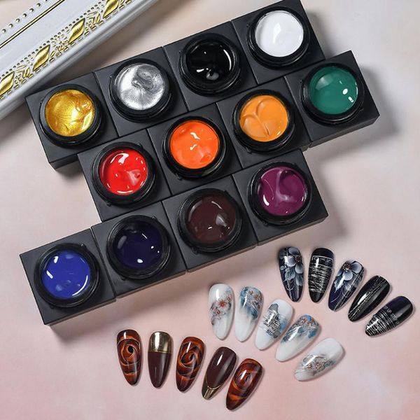 nail art paint glue painting carved chain link flower drawing line smudge gradient drawing silk glue spider diy decoration, Red;pink
nail art paint glue painting carved chain link flower drawing line smudge gradient drawing silk glue spider diy decoration, Red;pink
