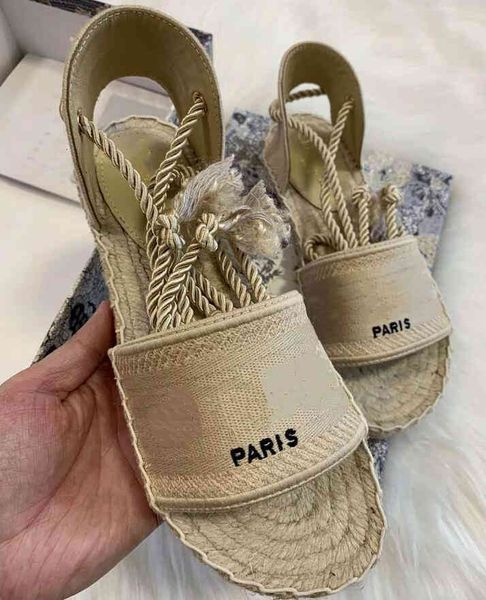 lastest platform sandals women designer shoes fashion wide flat espadrille summer outdoor causal rope ankle strap sandal with box, Black
lastest platform sandals women designer shoes fashion wide flat espadrille summer outdoor causal rope ankle strap sandal with box, Black