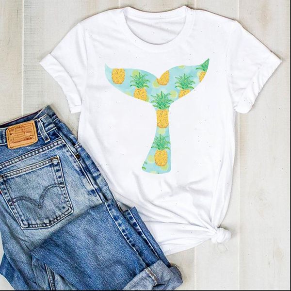 women lady pineapple short sleeve mermaid fruit beach ladies summer t tee tshirt womens female shirt graphic t shirt, White
women lady pineapple short sleeve mermaid fruit beach ladies summer t tee tshirt womens female shirt graphic t shirt, White