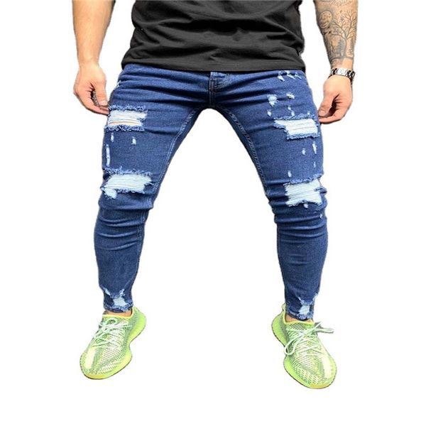 hole bleached slim jeans mens designer casual fashion pencil pants autumn tie dye skateboard men denim trousers, Blue
hole bleached slim jeans mens designer casual fashion pencil pants autumn tie dye skateboard men denim trousers, Blue