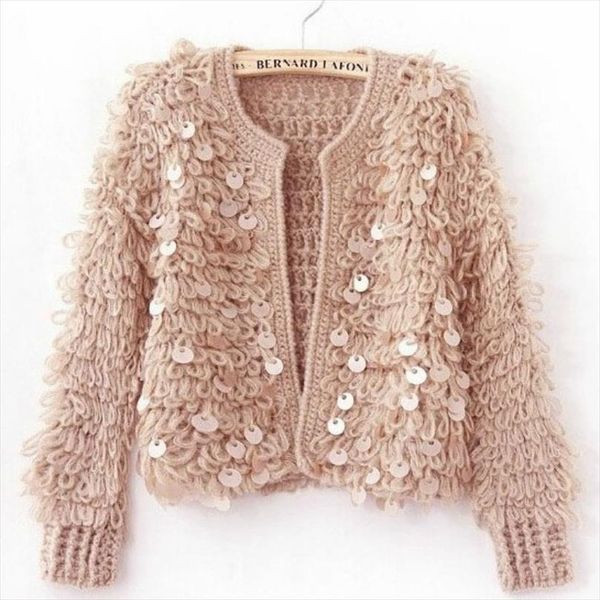 woman sequins mohair hollow knitted cardigan sweater tassels jacket sequined fashion short coat open stitch streetwear, Black;brown
woman sequins mohair hollow knitted cardigan sweater tassels jacket sequined fashion short coat open stitch streetwear, Black;brown