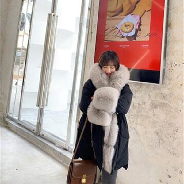 fur real fox parkas fashion dwaterproof women's water elegant woman's detachable cotton coats female ladies 3kjd, Black
fur real fox parkas fashion dwaterproof women's water elegant woman's detachable cotton coats female ladies 3kjd, Black