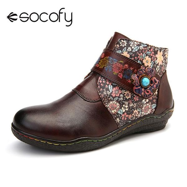 boots socofy genuine leather small flowers colorful stitching soft flat ladies shoes women botines mujer 2021, Black
boots socofy genuine leather small flowers colorful stitching soft flat ladies shoes women botines mujer 2021, Black