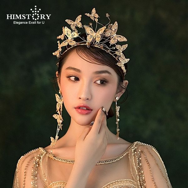 himstory handmade flying gold butterfly wedding hairbands glitter beads bridal party hair jewelry headbands accessories t200522, Slivery;golden
himstory handmade flying gold butterfly wedding hairbands glitter beads bridal party hair jewelry headbands accessories t200522, Slivery;golden