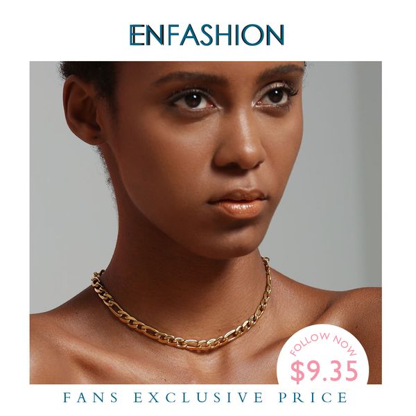 enfashion link chain choker necklace women statement gold color stainless steel necklaces men jewelry accessories collares 3010 q1121, Silver
enfashion link chain choker necklace women statement gold color stainless steel necklaces men jewelry accessories collares 3010 q1121, Silver