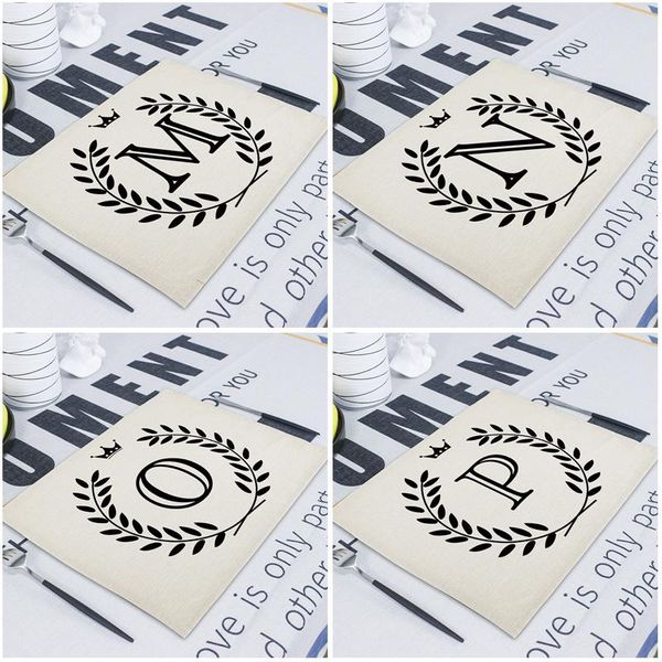 42*32cm geometric letter coasters wedding napkin drink linen mat table mat kitchen home supplies placemat pads for cups
42*32cm geometric letter coasters wedding napkin drink linen mat table mat kitchen home supplies placemat pads for cups