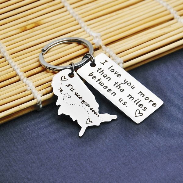 factoryfbt1you miles factory0v4jthan the beaintween love more l us. map stainless steel keychtfjy, Silver
factoryfbt1you miles factory0v4jthan the beaintween love more l us. map stainless steel keychtfjy, Silver