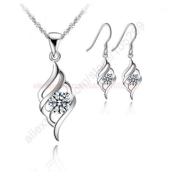 angle wing flying nice 925 jewellery pendant necklace korea stylish earring jewelry sets+18" chain1, Silver
angle wing flying nice 925 jewellery pendant necklace korea stylish earring jewelry sets+18" chain1, Silver