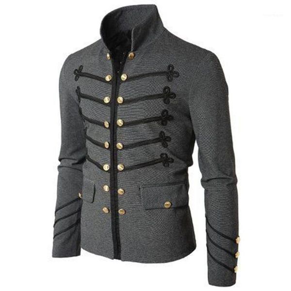 casual coat men's overcoat autumn solid cardigan black gray spring rock retro steampunk gothic outwear1, Black;brown
casual coat men's overcoat autumn solid cardigan black gray spring rock retro steampunk gothic outwear1, Black;brown