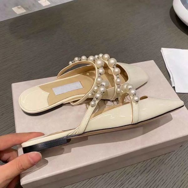 perfect designer women's amaya sandals flat dress shoes women mules square toe pearls chain lady slip on casual slipper party wedding e, Black
perfect designer women's amaya sandals flat dress shoes women mules square toe pearls chain lady slip on casual slipper party wedding e, Black