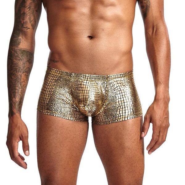 mens snake skin imitation leather underwear boxers crotchless boxer shorts men u convex low waist male underpants, Black;white
mens snake skin imitation leather underwear boxers crotchless boxer shorts men u convex low waist male underpants, Black;white