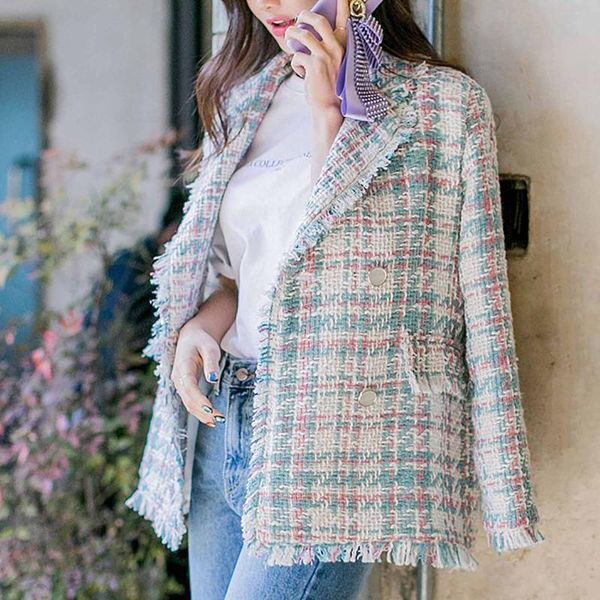 women's jackets fashion autumn winter elegant long-sleeved lattice printed lapel double breasted office lady jacket coat outerwear#g3, Black;brown
women's jackets fashion autumn winter elegant long-sleeved lattice printed lapel double breasted office lady jacket coat outerwear#g3, Black;brown