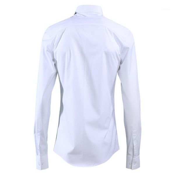 harajuku white printing casual shirts men dress fashion slim fit square collar long sleeve office shirt camisa masculina1, White;black
harajuku white printing casual shirts men dress fashion slim fit square collar long sleeve office shirt camisa masculina1, White;black