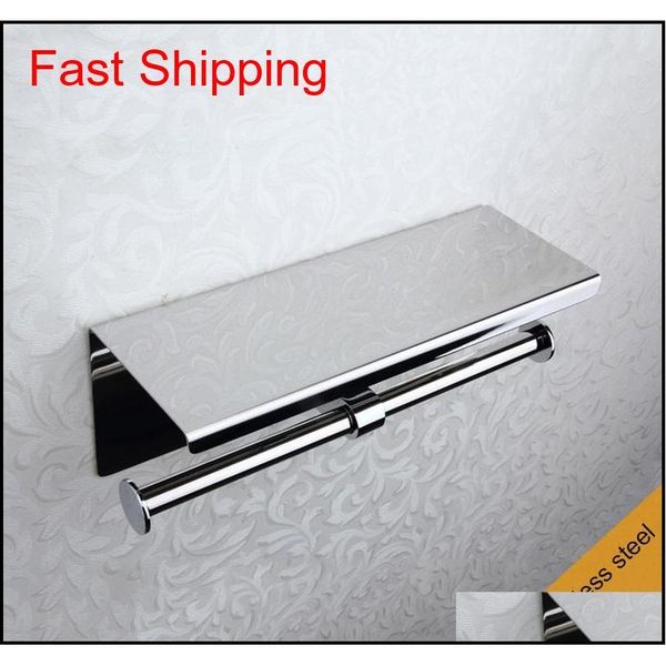 mirror polishing toilet paper holder with double papers viable long place platform 304 stainless qyljfp toys2010
mirror polishing toilet paper holder with double papers viable long place platform 304 stainless qyljfp toys2010