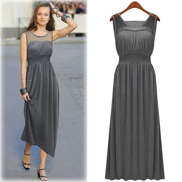 2021 new modal mesh patchwork back hollow out summer women robe superelasticity pleated elegant casual long aq8l, Black;gray
2021 new modal mesh patchwork back hollow out summer women robe superelasticity pleated elegant casual long aq8l, Black;gray
