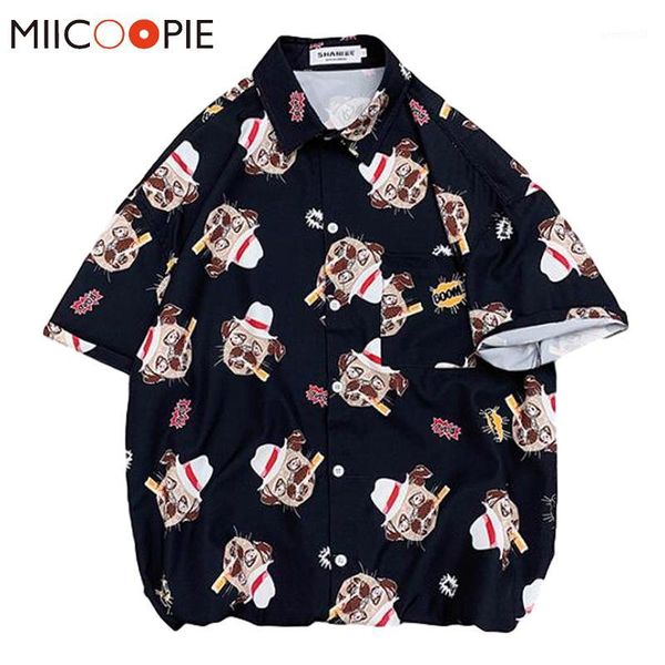 2020 casual printed short sleeve shirt man summer high street hawaii beach harujuku shirts for men large size camisa male blouse1, White;black
2020 casual printed short sleeve shirt man summer high street hawaii beach harujuku shirts for men large size camisa male blouse1, White;black