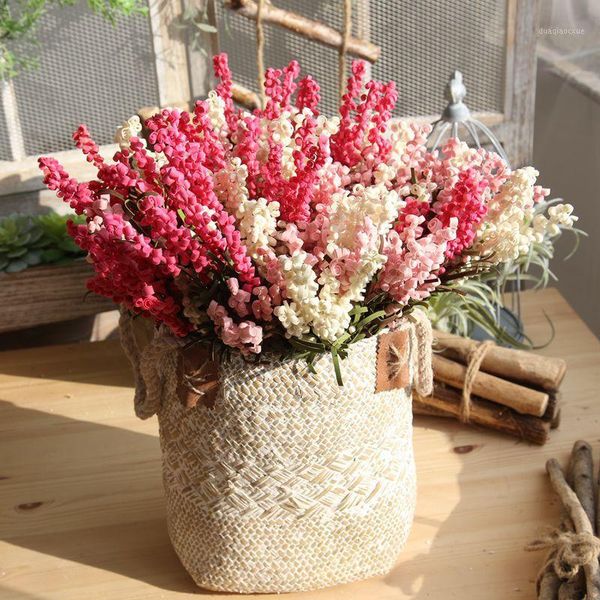 decorative flowers & wreaths 43cm 7heads artificial lavender pe foam wedding bouquet diy baby wreath bride garland home garden decoration ac
decorative flowers & wreaths 43cm 7heads artificial lavender pe foam wedding bouquet diy baby wreath bride garland home garden decoration ac