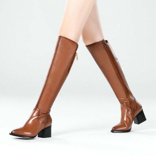 esveva 2020 western-style female shoes pointed to winter zip-square med motorcycle heels at knee-high boots size 34-42, Black
esveva 2020 western-style female shoes pointed to winter zip-square med motorcycle heels at knee-high boots size 34-42, Black
