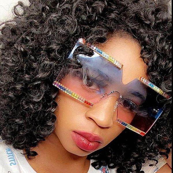 sunglasses big frame square flat women luxury rhinestone sun glasses brand designer vintage shades for female uv400, White;black
sunglasses big frame square flat women luxury rhinestone sun glasses brand designer vintage shades for female uv400, White;black
